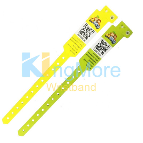 2020 different barcode pvc id Wristbands for events