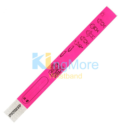 one time use id bracelet tyvek id wristband  - 副本