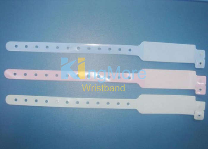 vinyl id tag plastic medical ID wristbands bands id bracelet 