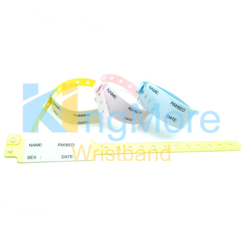 one time use Vinyl hospital medical patient id band