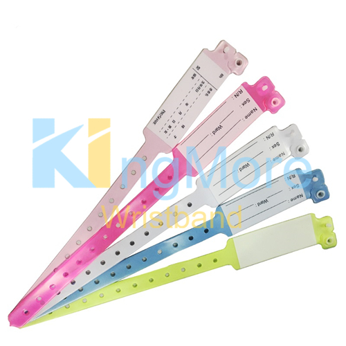Disposable Medical ID Band Pediatric Write on Type Id Wristband 