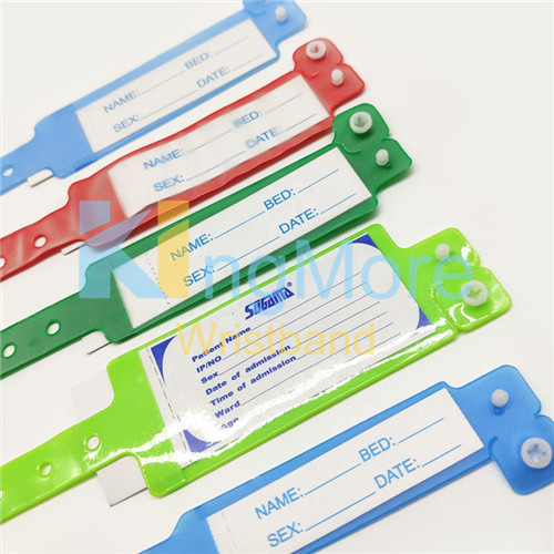 patient insert card id wristbands