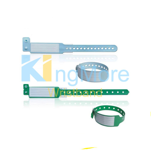 Hospital pvc inert card id wristband for baby