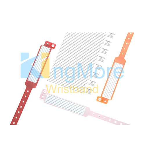 comfort patient id band plastic id bracelet