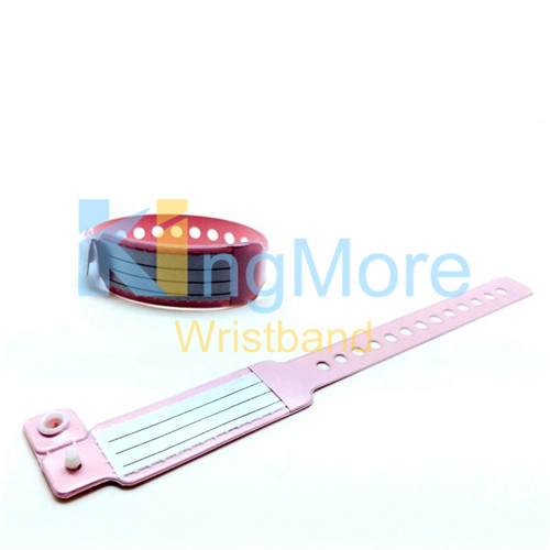 hand made one time use pvc id wristband