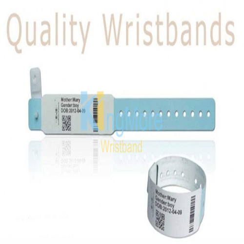 barcode waterproof hospital patient id wristbands 