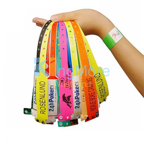 promotional custom disposable soft pvc id wristbands