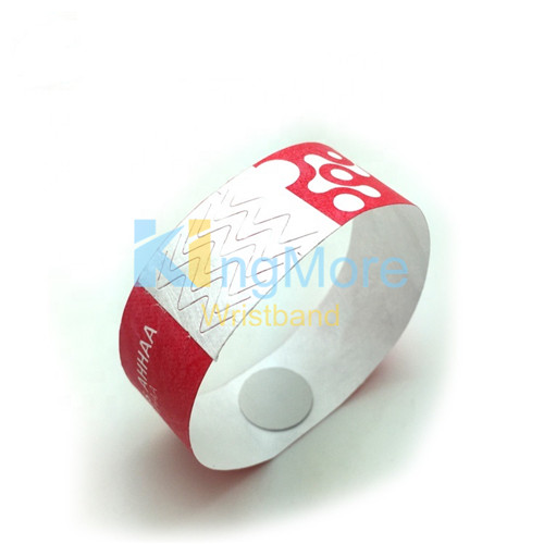 waterproof one time use tyvek id bracelet