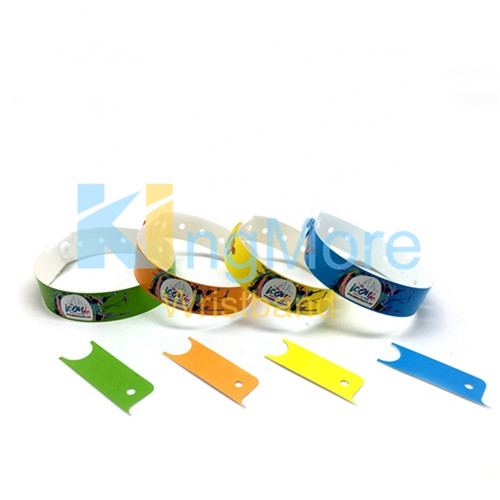 event Wristbands with tabs 