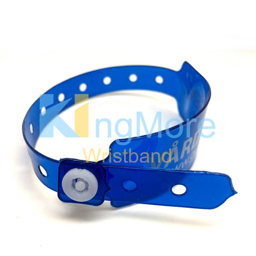 customized plastic id bracelet event id wristband