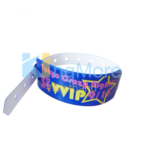 cheap custom plastic id bracelet for event