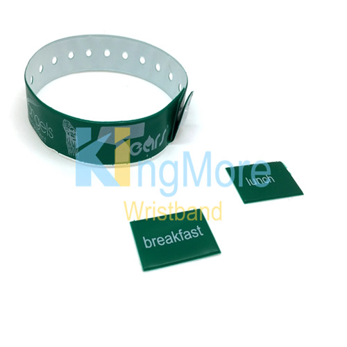 plastic custom id bracelet with tag 