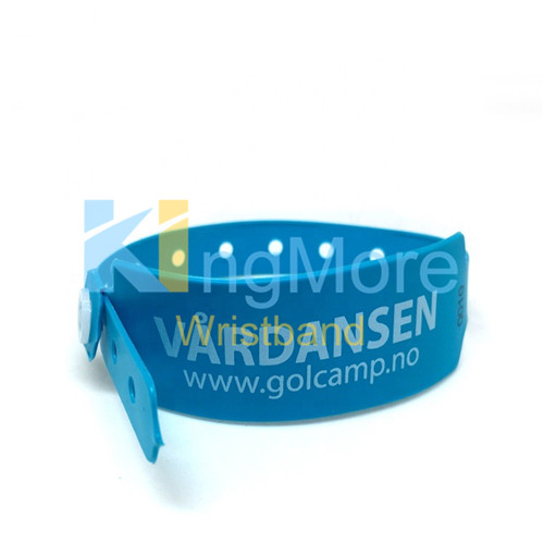 disposable custom vinyl promotional event id bracelet