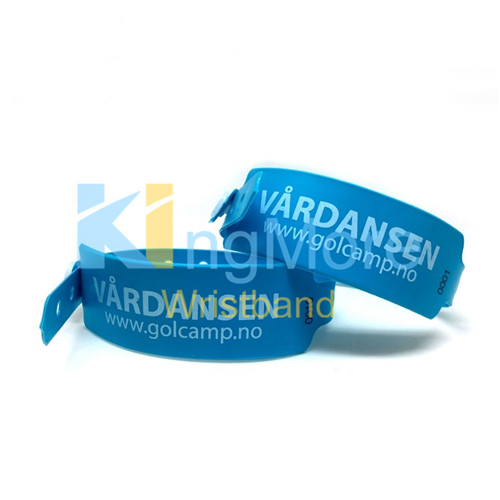 custom vinyl waterproof id wristband