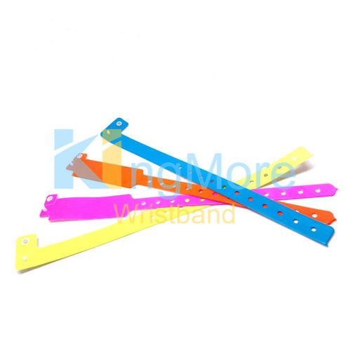 customized pvc colorful waterproof wristband