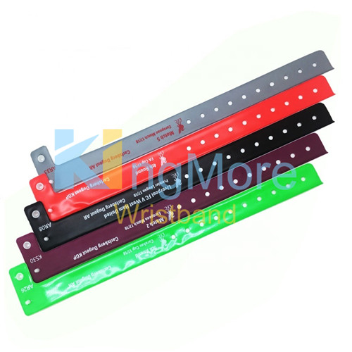 different color vinyl bracelet for ktv
