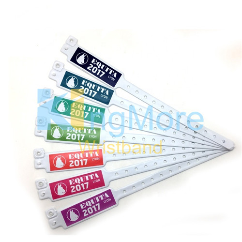 disposable events soft pvc id wristbands