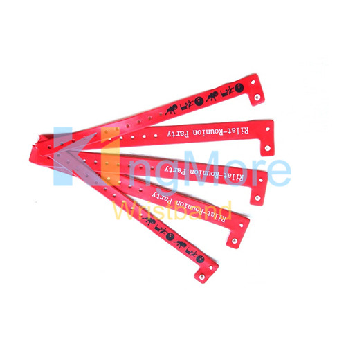 high quality id bracelets pvc id wristbands