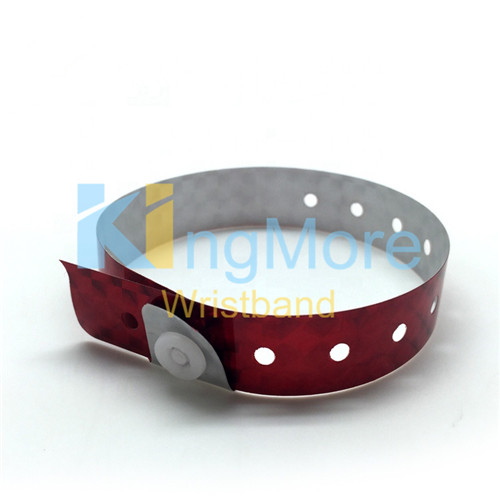 pvc waterproof adult size id Wristbands for events 