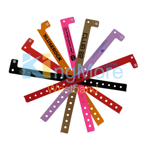different color id band vinyl id wristbands