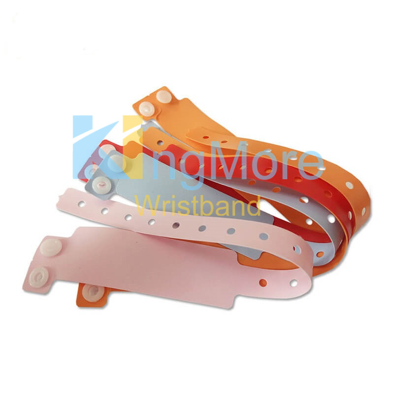 colorful id wristband soft vinyl id bracelet 