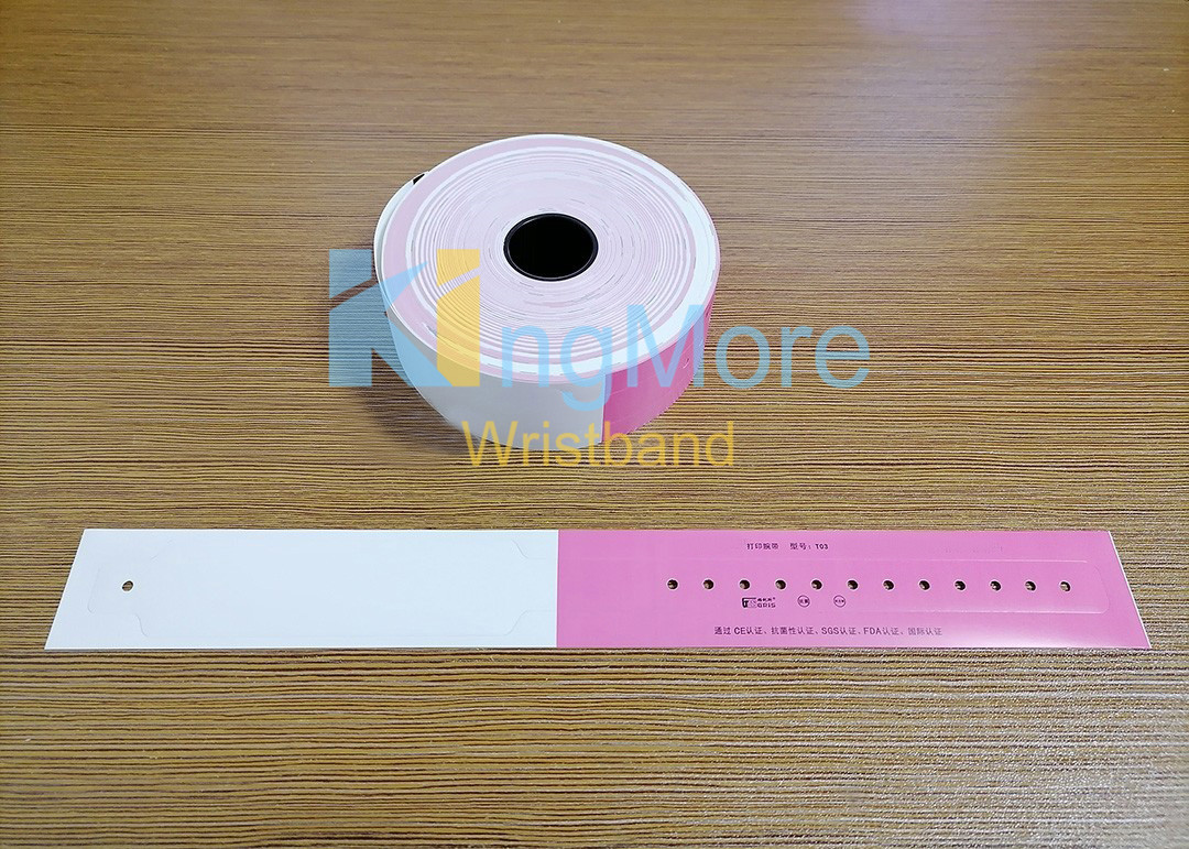 bar code thermal paper id bracelet